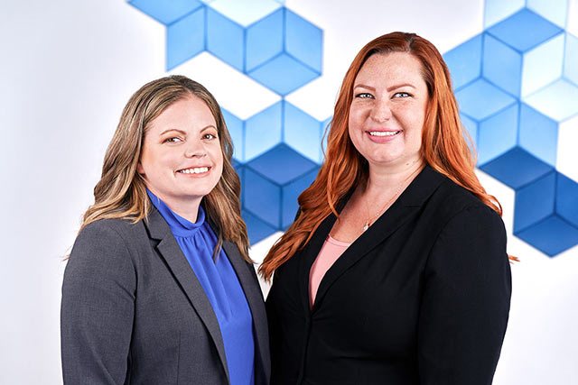 Military Attorneys Stephanie Kral and Abbigayle Hunter